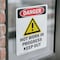 Signmission Hot Surface Sign, 10 in H x 7 in W, Vinyl Decal, Hot Work In Progress Keep Out OS-2PACK-DS-D-710-V-1365 - alternate 3